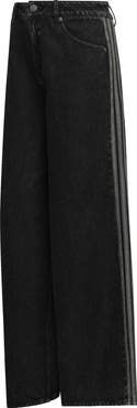 adidas Originals Firebird 3-Stripes Wide Leg Jeans
