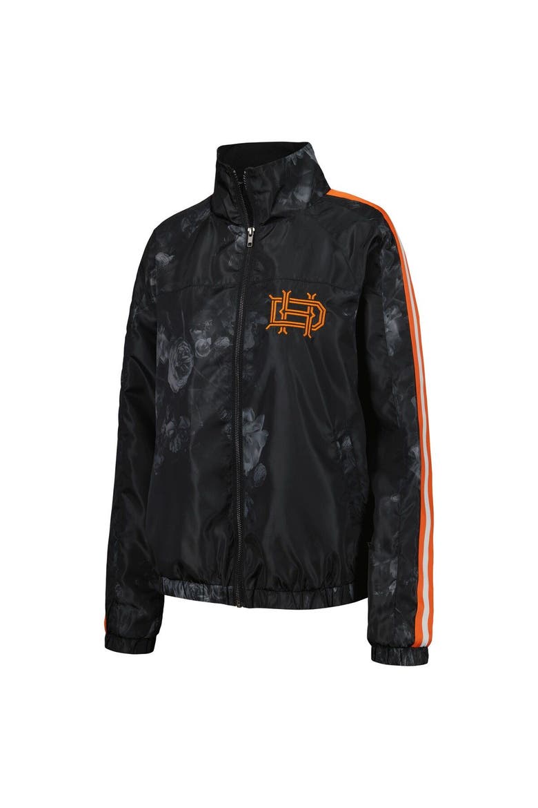 Women's The Wild Collective  Black Houston Dynamo FC Full-Zip Track Jacket, Alternate, color, Black