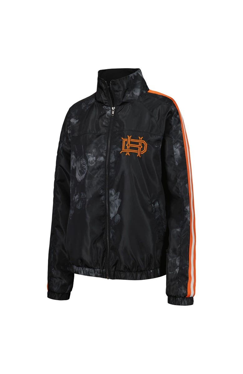 THE WILD COLLECTIVE Women's The Wild Collective  Black Houston Dynamo FC Full-Zip Track Jacket, Alternate, color, Black