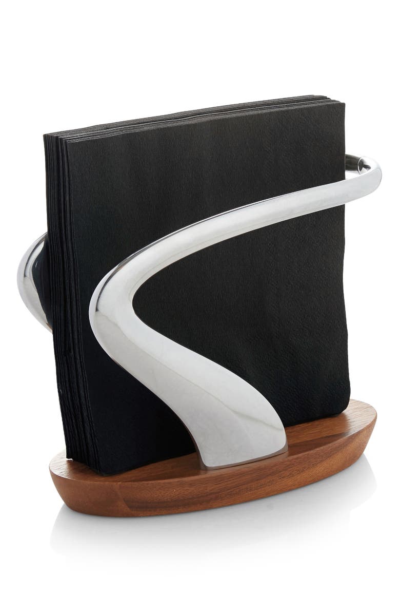 Nambé Lupo Napkin Holder, Main, color,