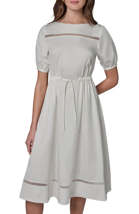 Short Sleeve A-Line Dress