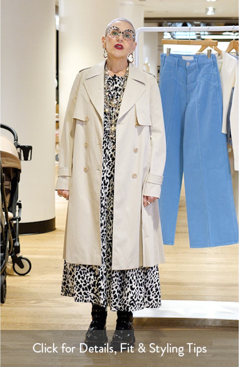 Elanor Pleated Trench Coat, sales video thumbnail