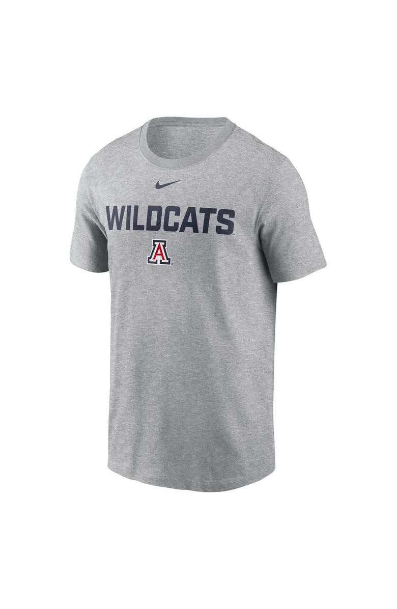Nike Men's Nike Heather Gray Arizona Wildcats Campus 2-Hit T-Shirt, Alternate, color, 