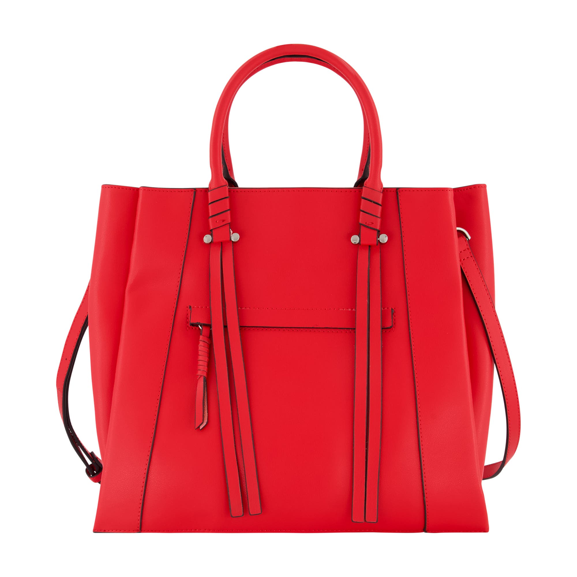 Danielle Nicole Everly Tote Genuine Leather, Main, color, Red