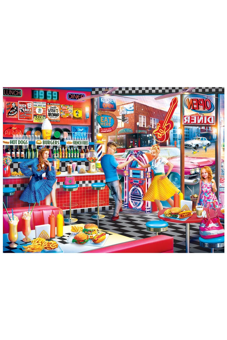 Good Times Diner 550 Piece Jigsaw Puzzle, Alternate, color, Multicolor