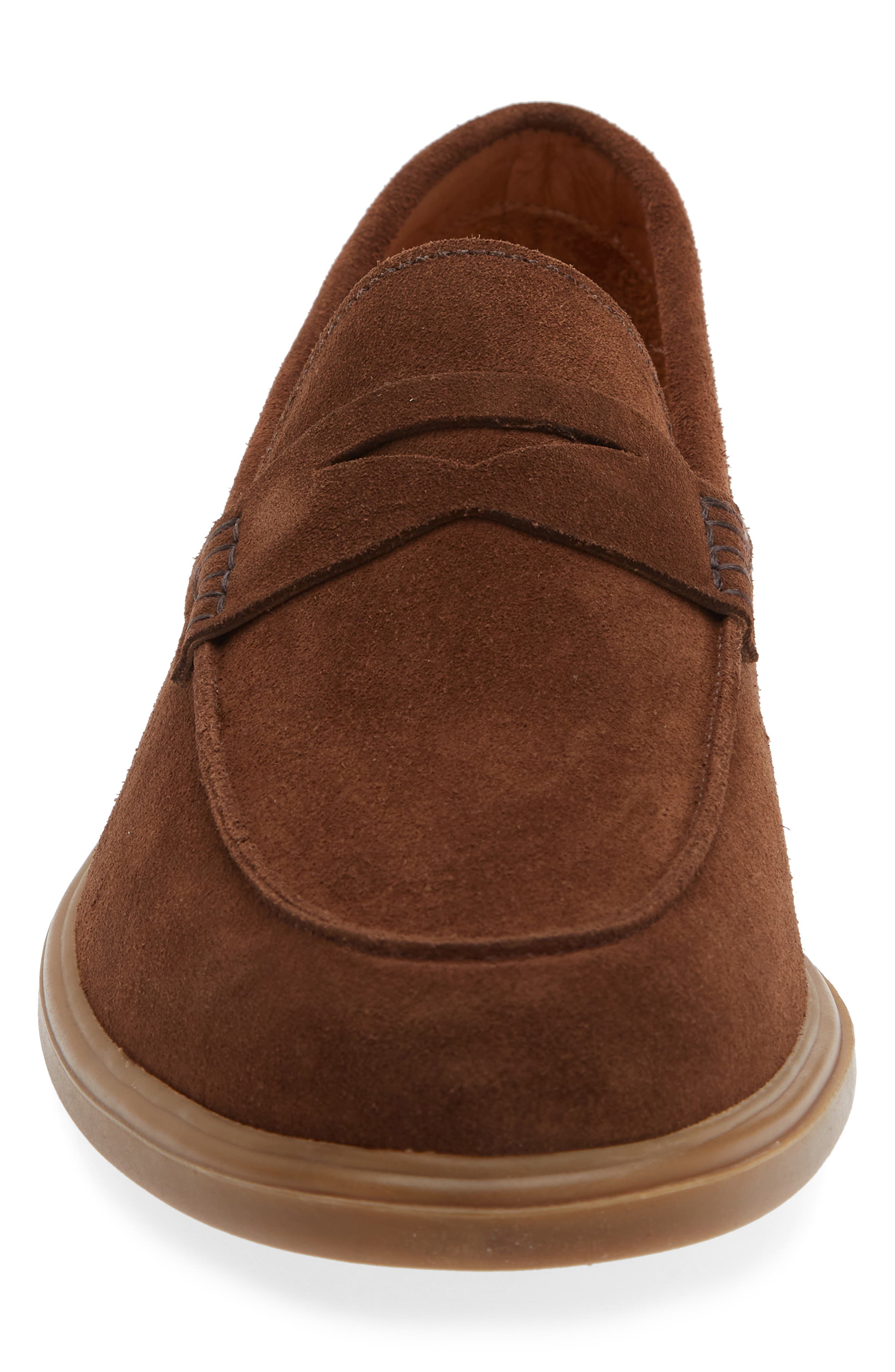 Peter Millar Excursionist Penny Loafer, Alternate, color, Walnut