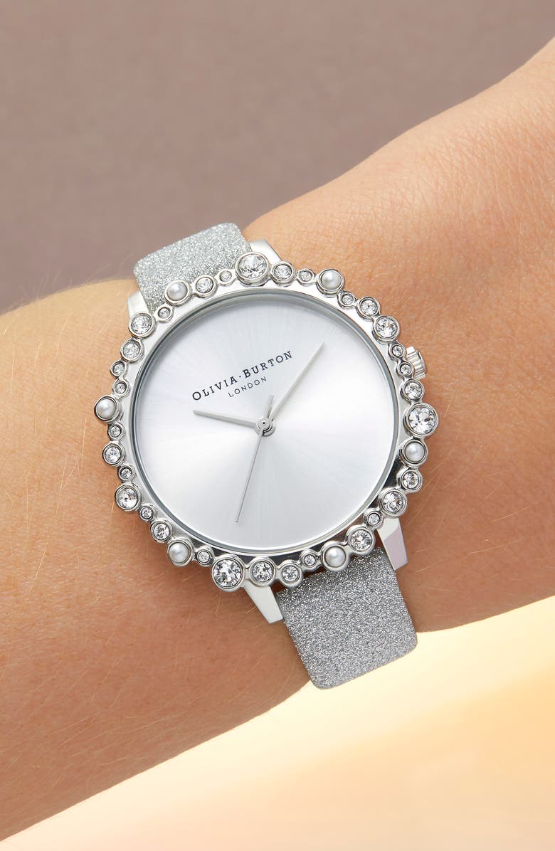 Olivia Burton Under the Sea Bejeweled Bubble Watch, 30mm, Alternate, color,
