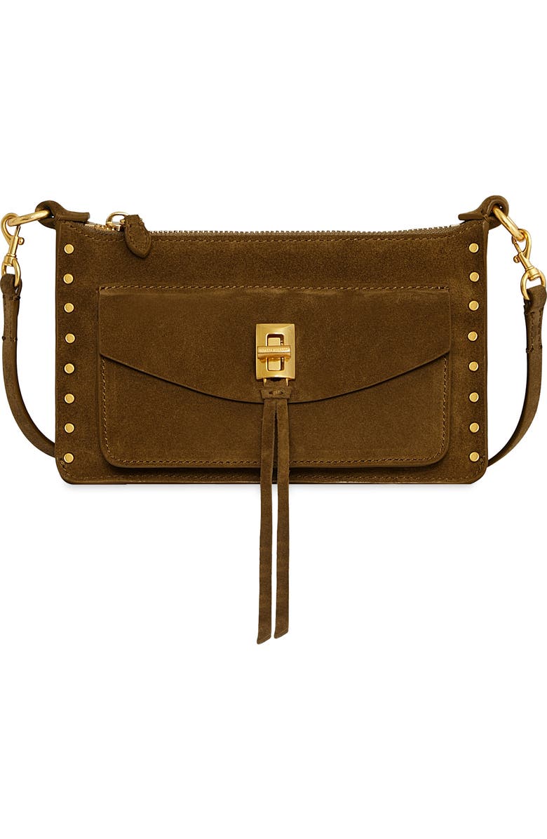 Rebecca Minkoff Mini Darren Leather Crossbody Bag, Main, color, Vintage