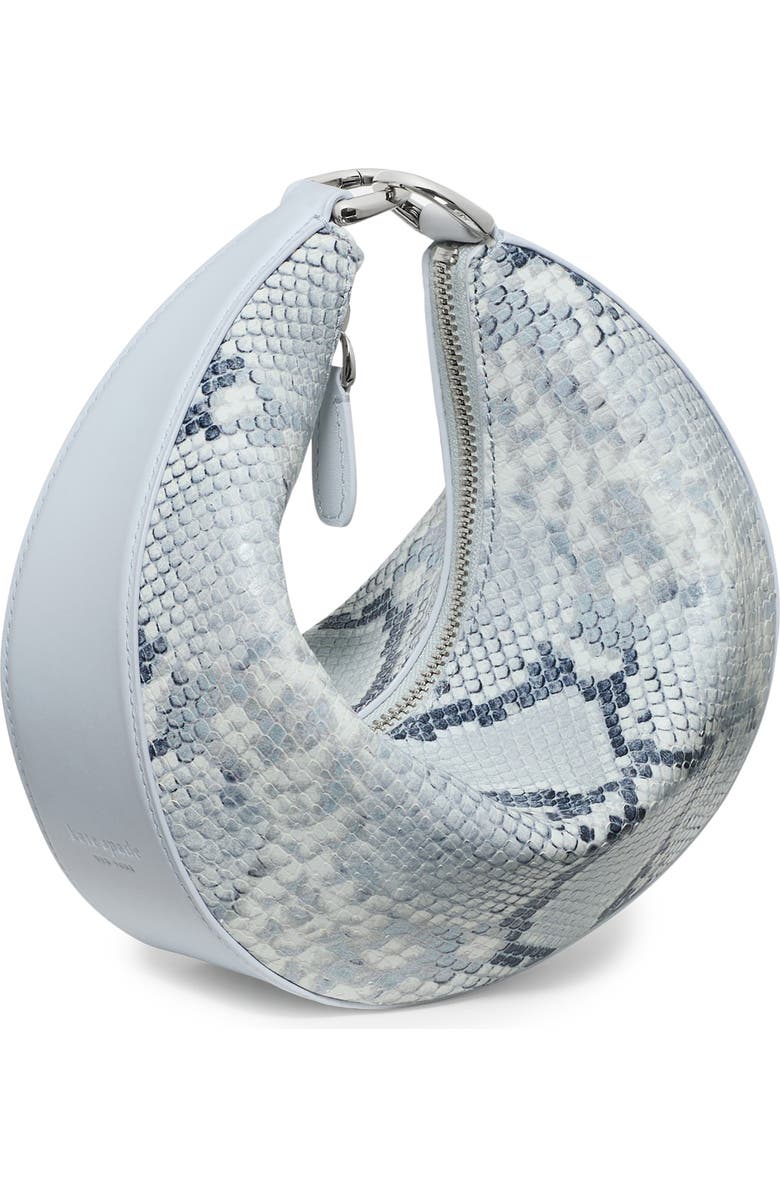 Kate Spade New York duo snakeskin embossed leather crossbody bag, Alternate, color, Pale Sapphirine