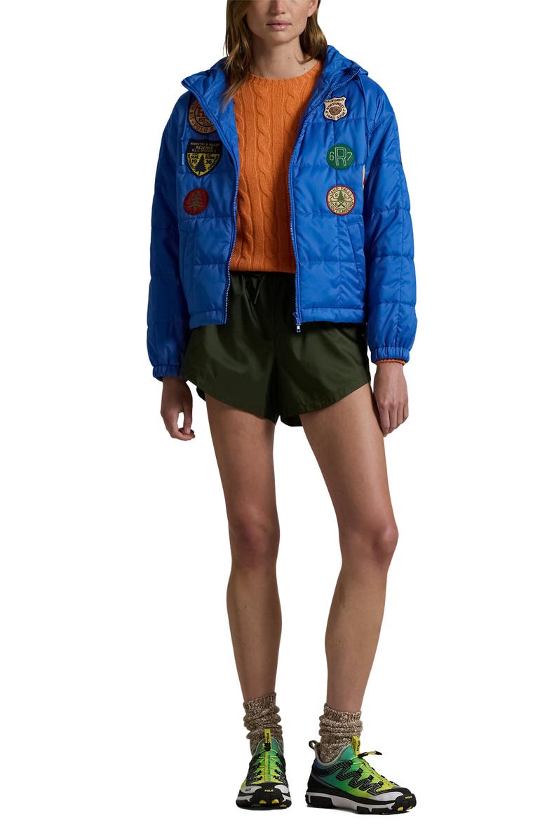 Polo Ralph Lauren Ripstop Pufer Jacket, Alternate, color, Dakota Blue