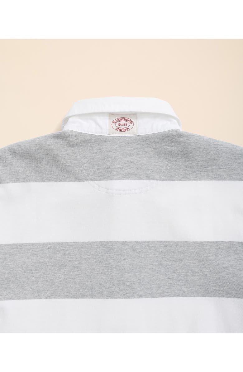 Brooks Brothers Stripe Rugby Shirt, Alternate, color, 