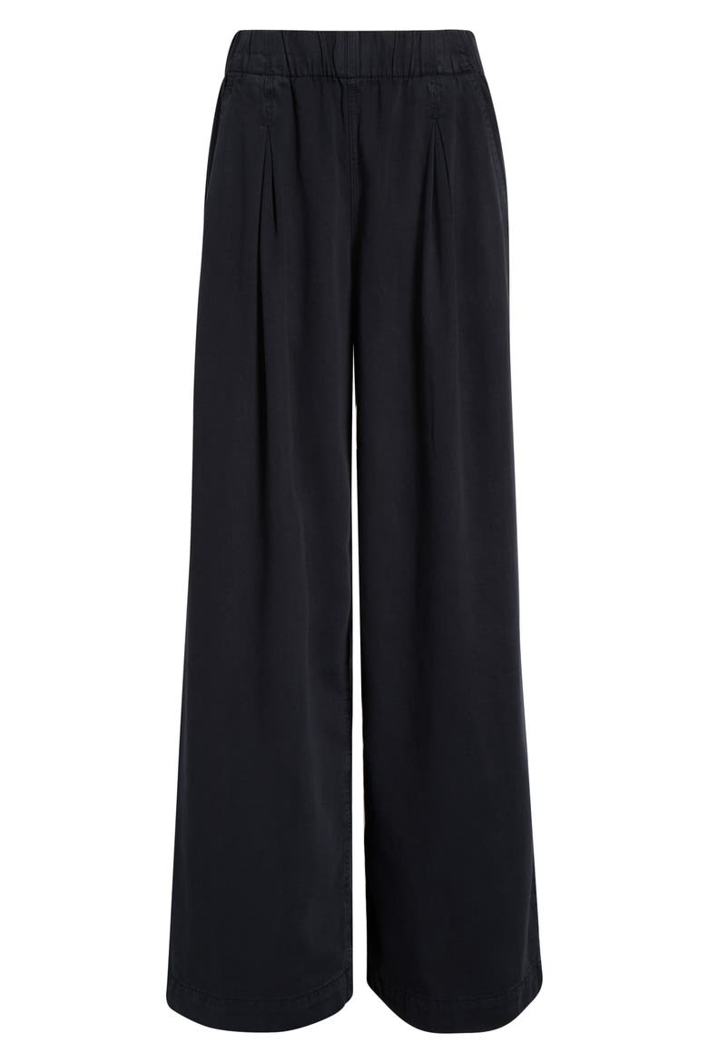 Allison Pull-On Wide Leg Pants, Alternate, color, WASHED BLACK