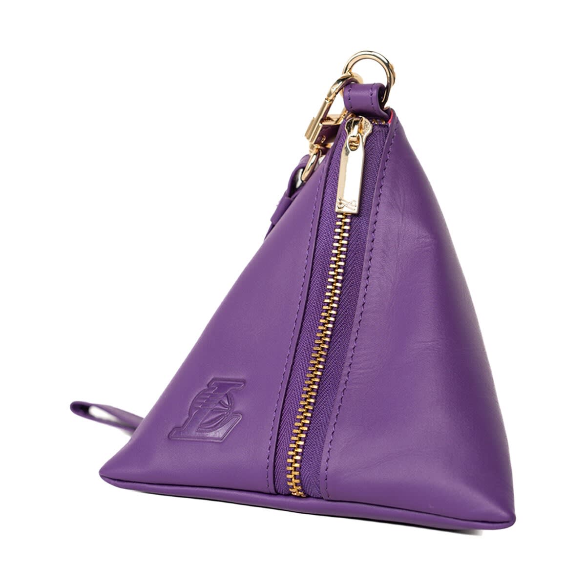 Los Angeles Lakers Rhea Dumpling Wristlet, Alternate, color, Purple