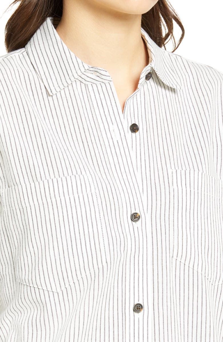 Madewell Classic Ex-Boyfriend Shirt, Alternate, color, 