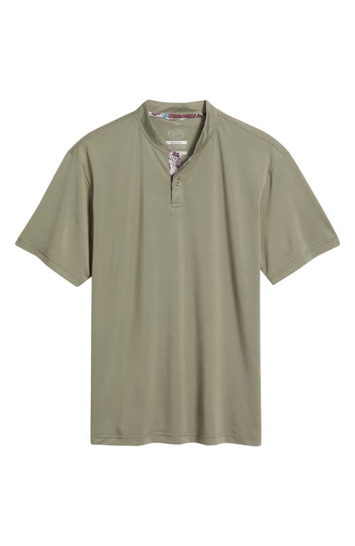 Swannies Enzo Blade Collar Polo In Green