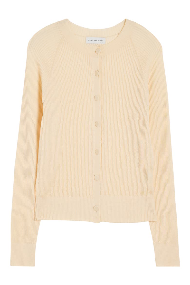 Tobinas Cotton Cardigan, Alternate, color, CREAM