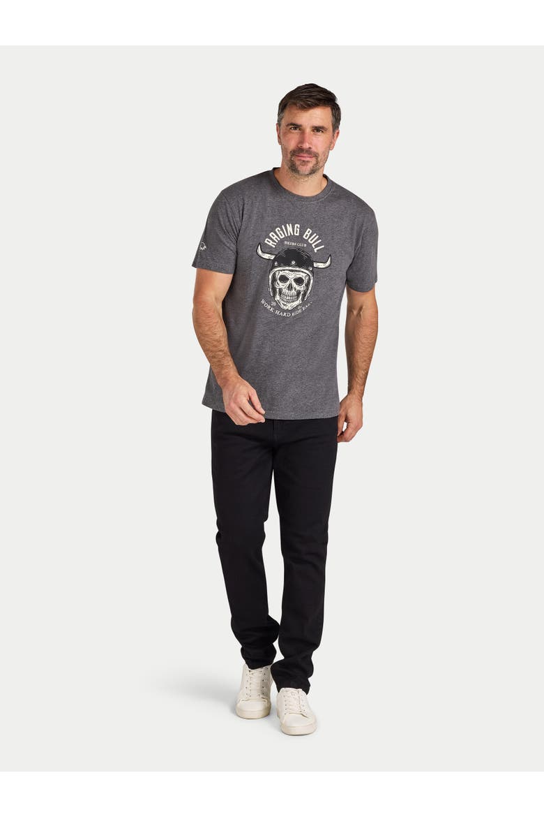 Work Hard Ride Easy T-Shirt, Alternate, color, Charcoal