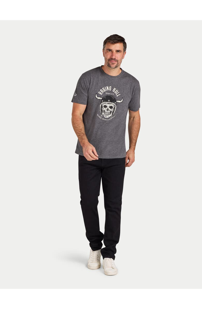 Raging Bull Work Hard Ride Easy T-Shirt, Alternate, color, Charcoal