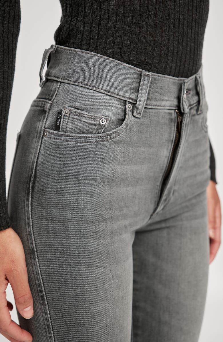 DL1961 Bridget Bootcut High Rise Instasculpt Jeans, Alternate, color, Pebble