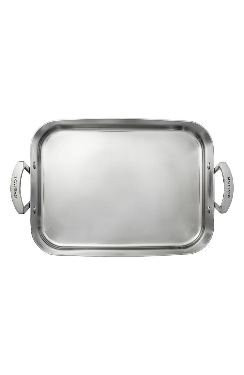 Scanpan Fusion 5 Roaster Pan, Alternate, color, Silver