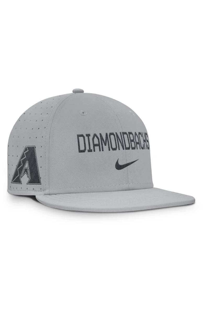 Nike Men's Nike Gray Arizona Diamondbacks True Performance Fitted Hat, Alternate, color, Gray