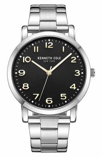 Classic 3-Hand Bracelet Watch, 43mm