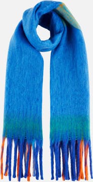 Yumi Oversize Brushed Fringe Soft Scarf