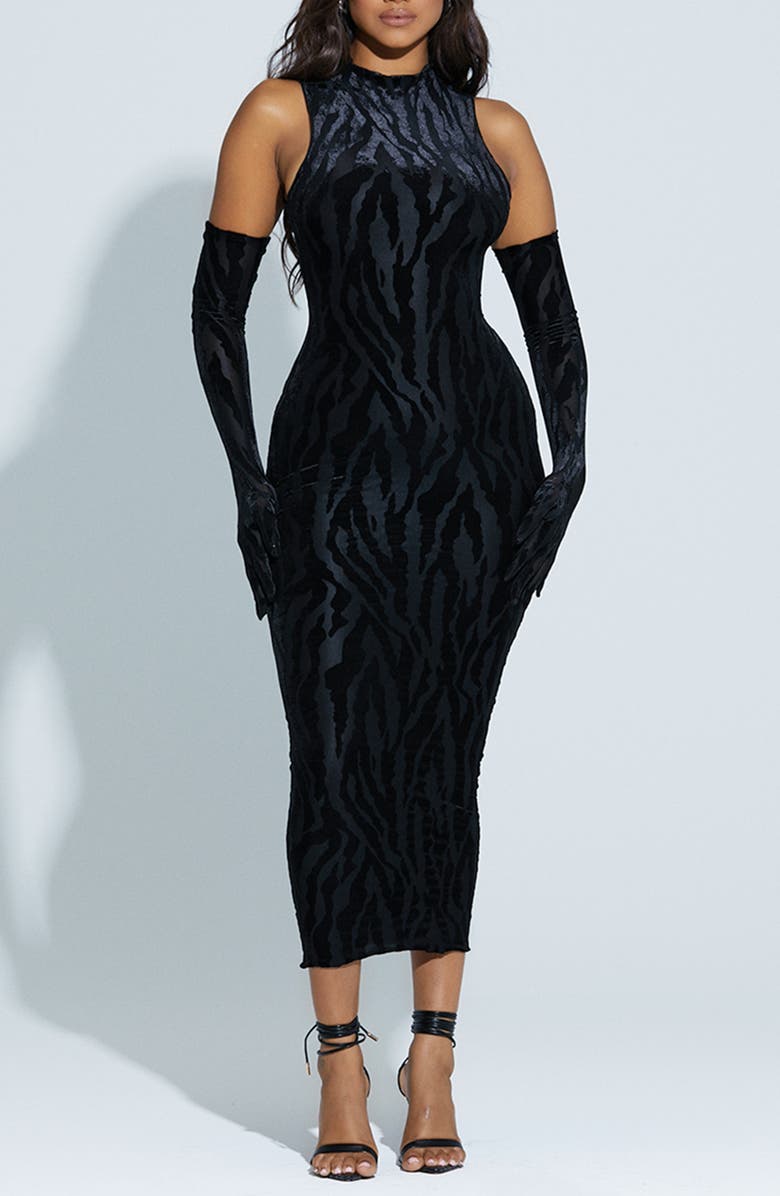 Naked Wardrobe Oh So Wild Gloves, Alternate, color,