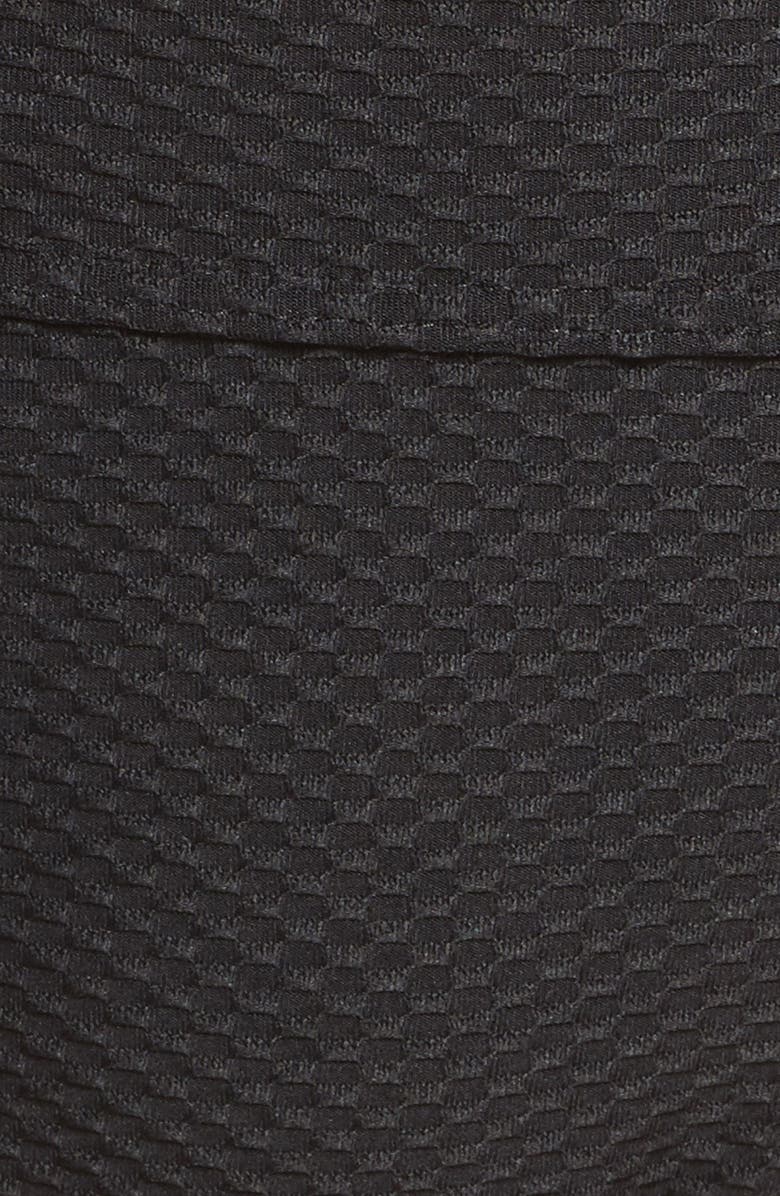 Chelsea28 Banded Textured Bikini Bottoms, Alternate, color,