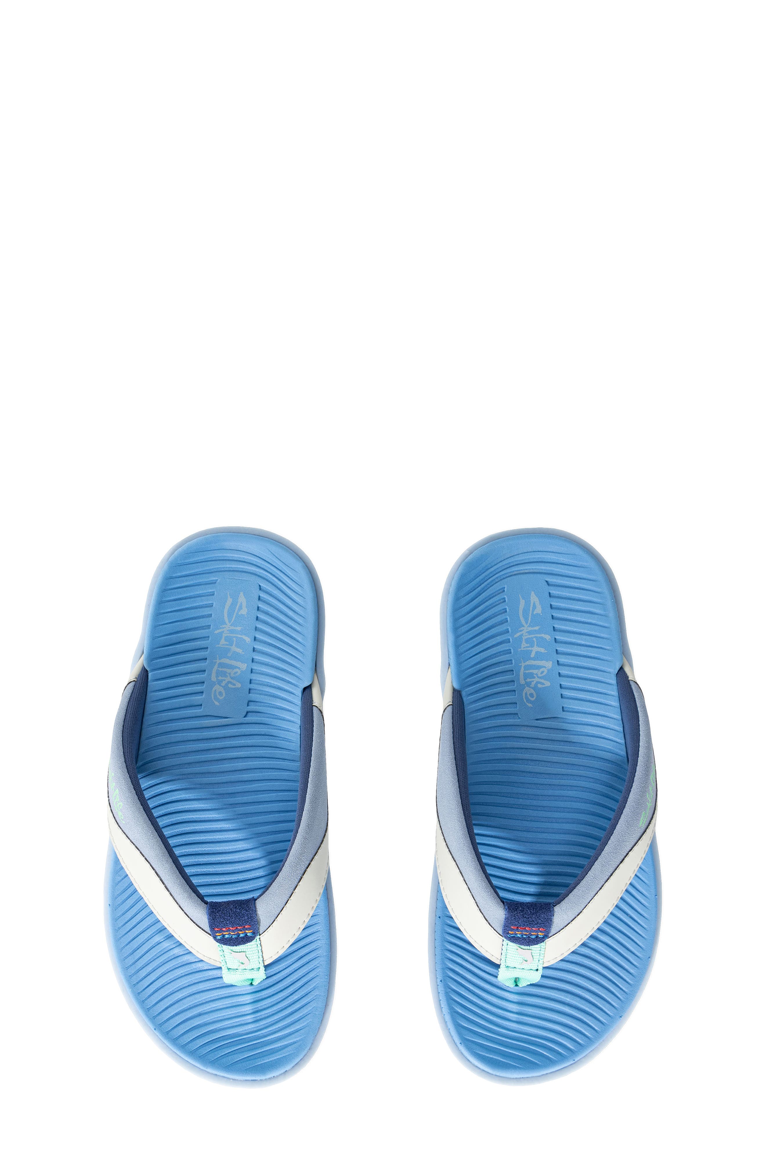 Kids' The Dune Flip Flop, Alternate, color, BLUE