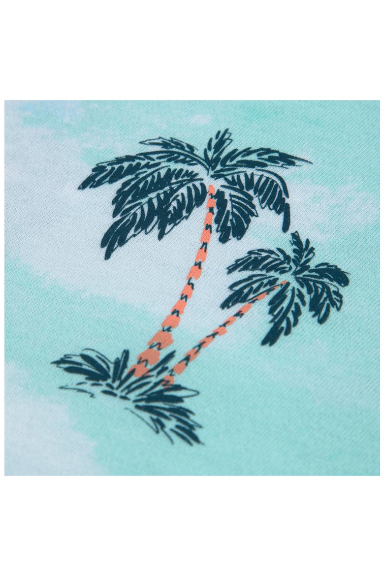 Kids' Palm Springs Graphic T-Shirt, Alternate, color, BRIGHT WHITE/TEAL