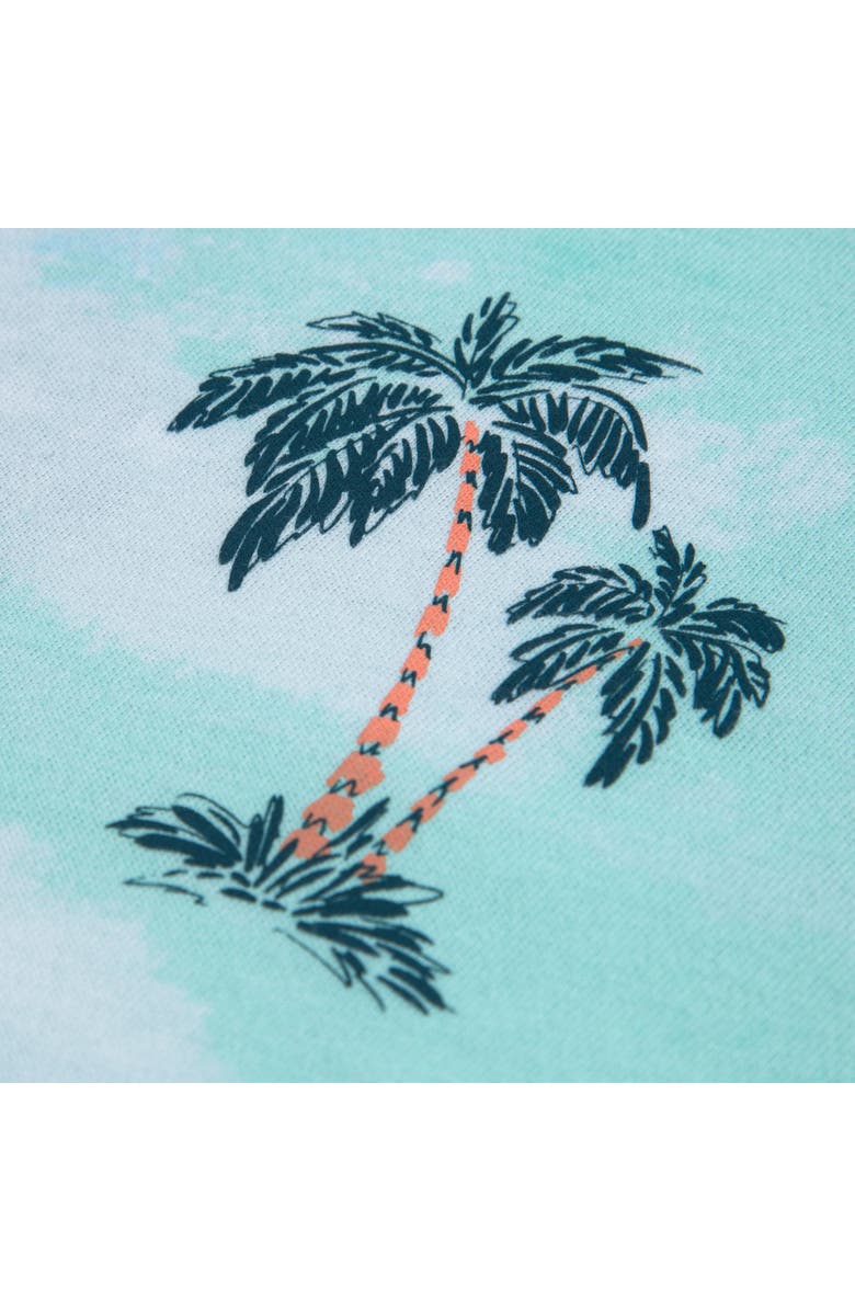 abercrombie kids Kids' Palm Springs Graphic T-Shirt, Alternate, color, Bright White/Teal