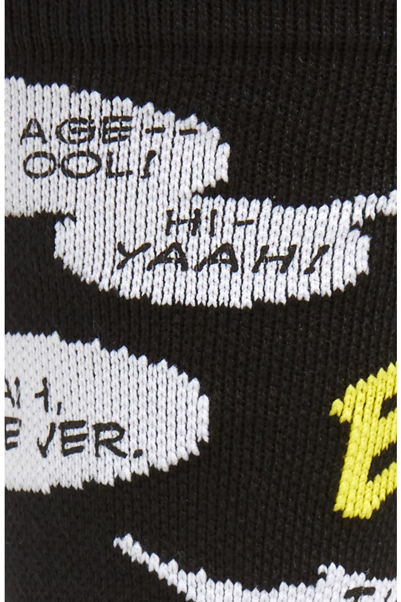 Blam Socks, Alternate, color, BLACK