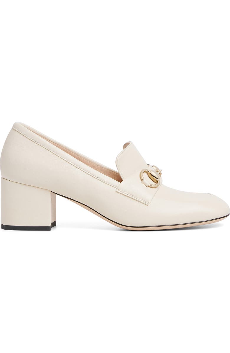 Gucci Horsebit Loafer Pump, Alternate, color, Sand