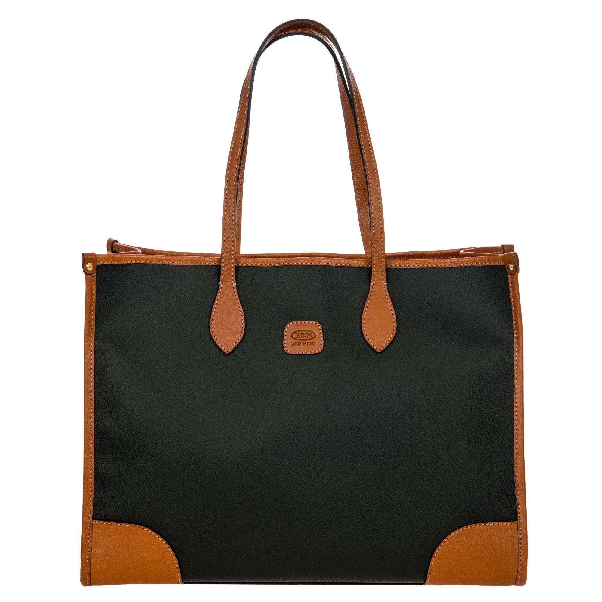 Firenze Opera Tote Bag w/ Laptop Sleeves, Main, color, Black