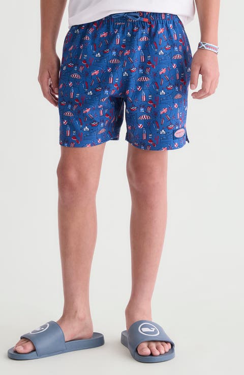 Kids' Chappy Beach Print Swim Trunks (Toddler, Little Kid & Big Kid)