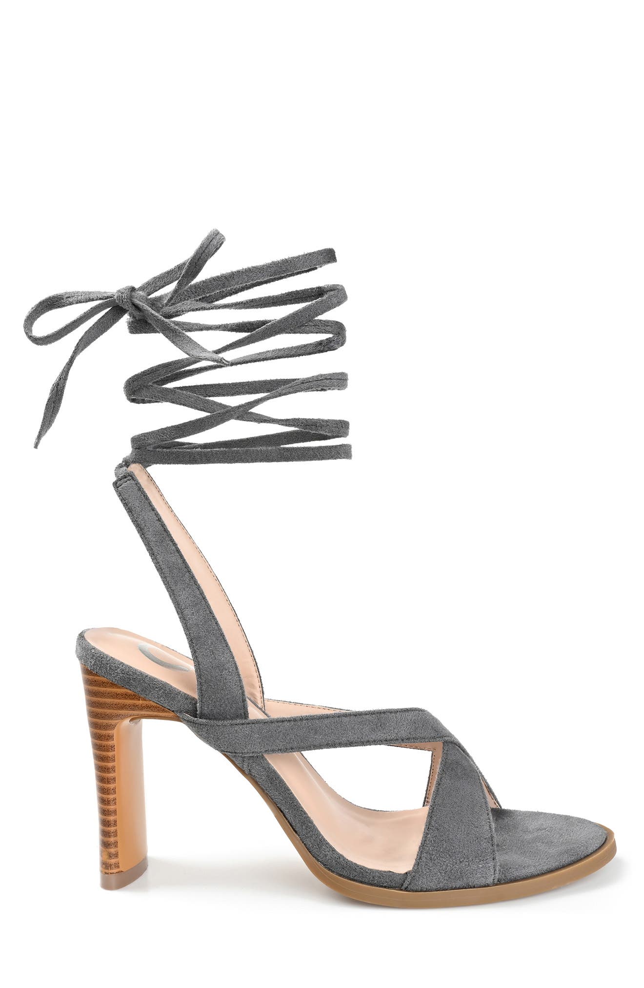 Journee Collection Adalee Strappy Pump, Alternate, color, Grey