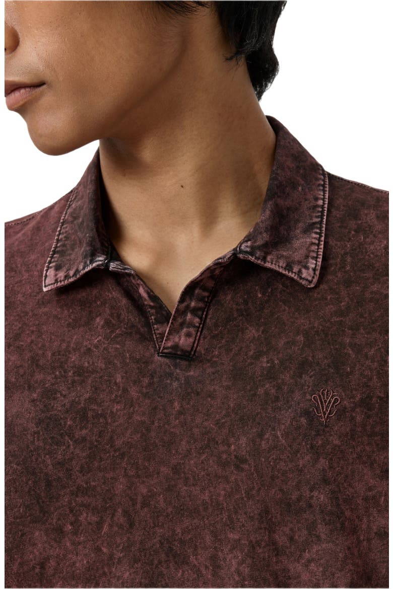 Carsten Johnny Collar Polo, Alternate, color, PLUM