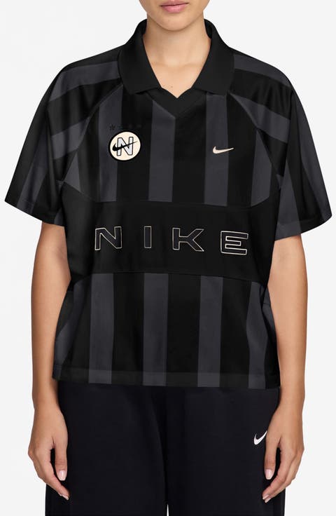 Sportswear Stripe Oversize Jersey Top