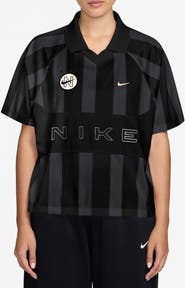Nike Sportswear Stripe Oversize Jersey Top