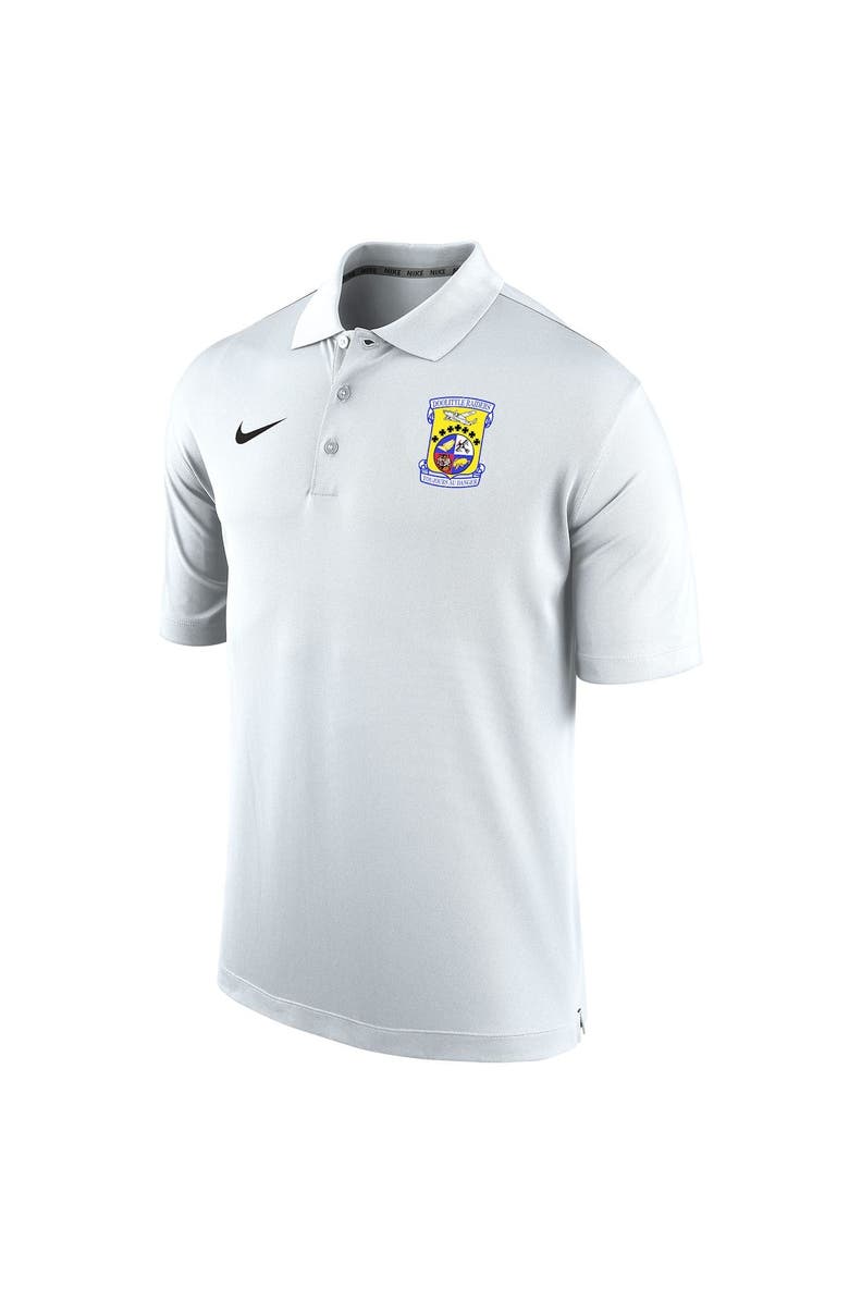 Nike Men's Nike  White Air Force Falcons Rivalry Intensity Polo, Alternate, color, White
