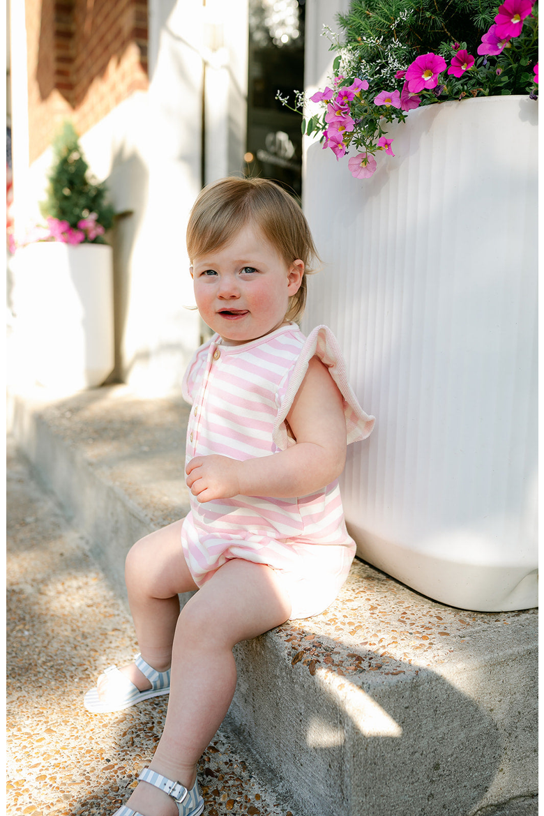 Hannah Bubble, Alternate, color, Pink / White Stripe
