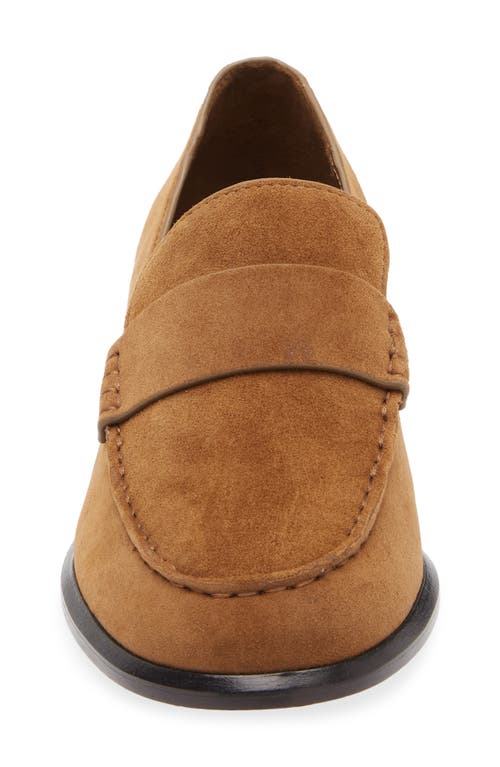Vince Naomi Suede Easy Loafers In Brown