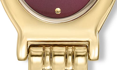 Ettika Classic Oval Dial Two-tone Bracelet Watch In Gold