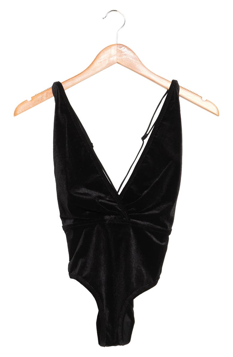 WISHLIST Velour Bodysuit, Alternate, color, 
