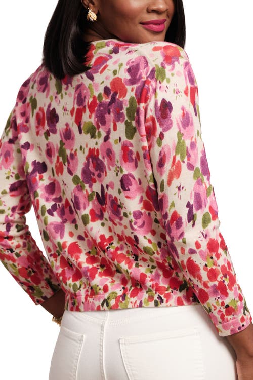 FRANCES VALENTINE FRANCES VALENTINE DARLING CARDIGAN POCKET FULL OF POSIES