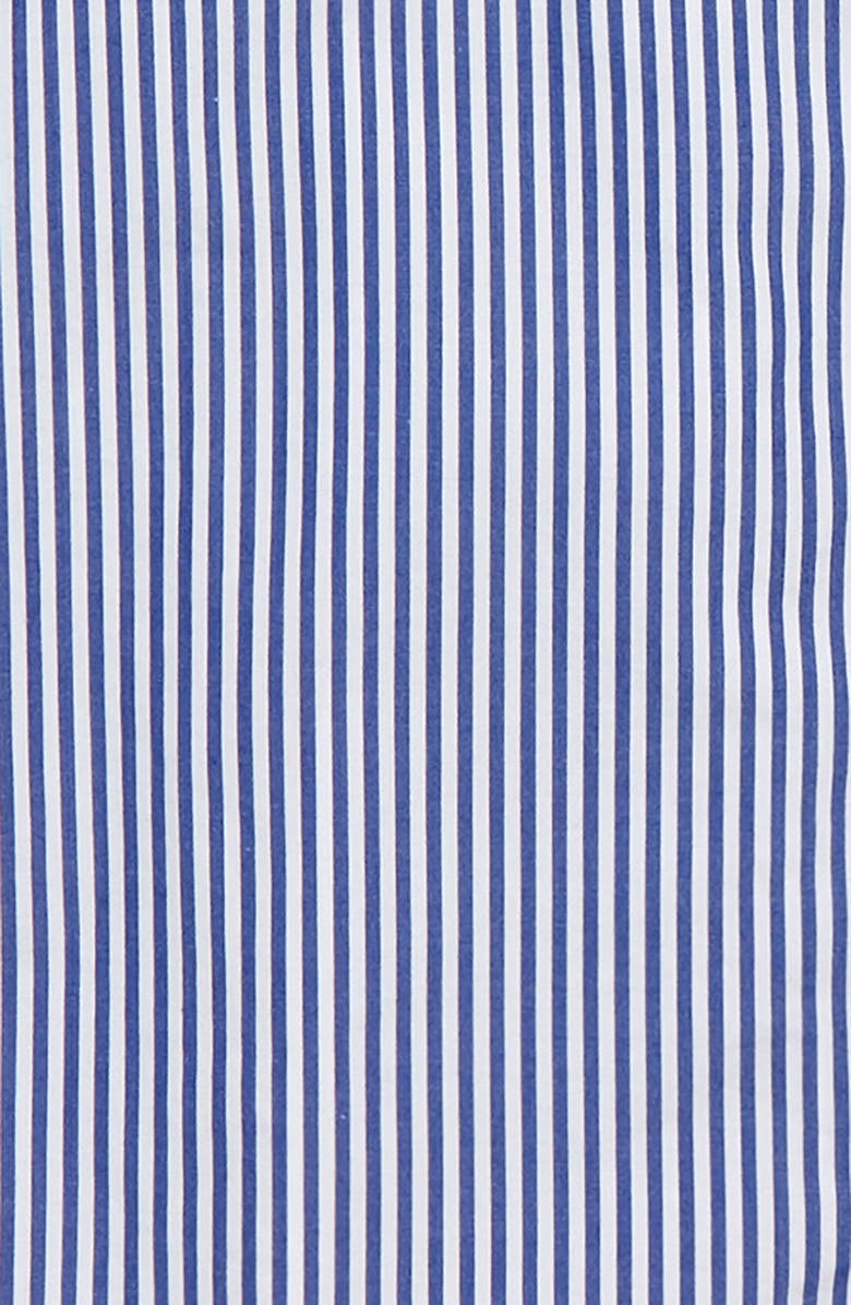 crewcuts by J.Crew Stripe Ruffle Trim Shirt, Alternate, color, 