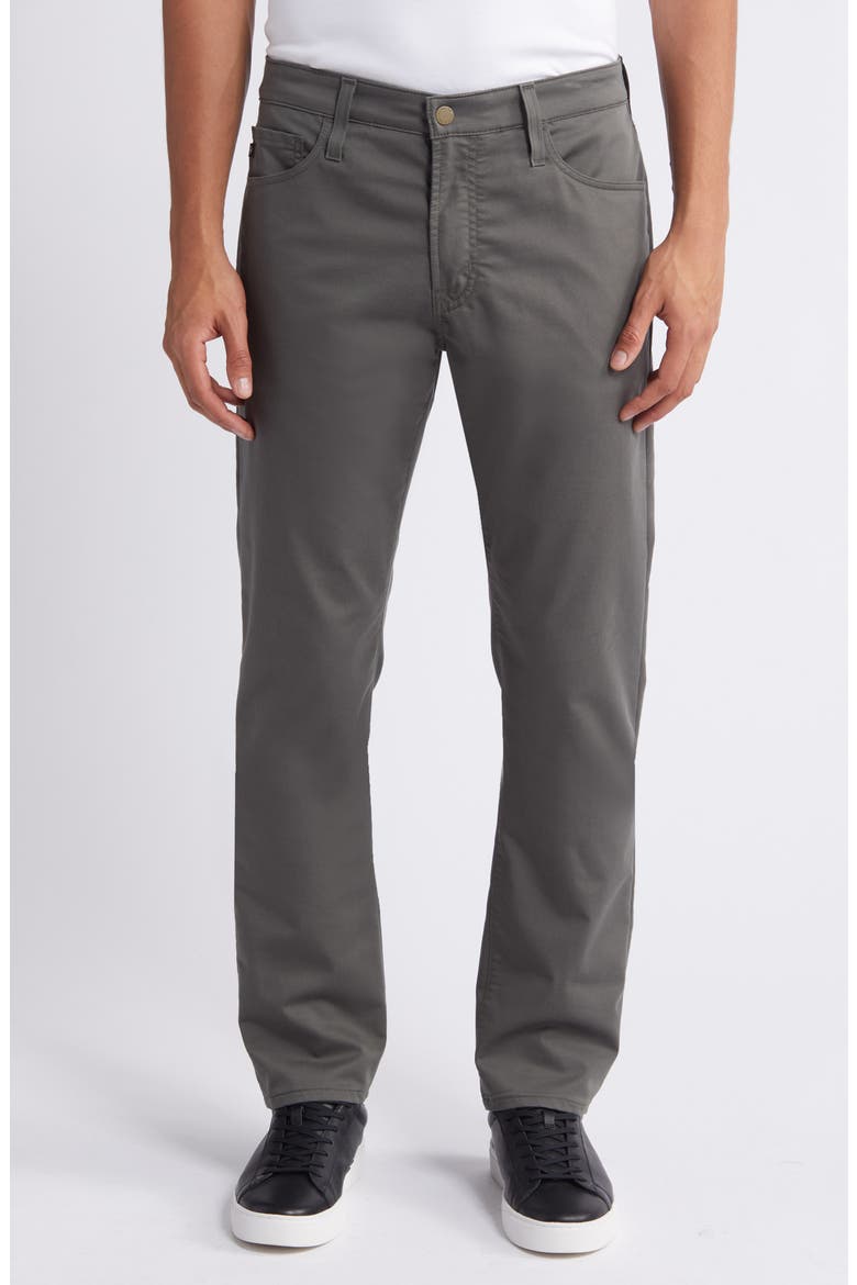 Everett Airluxe™ Commuter Performance Slim Straight Pants, Main, color, ARMORY GREEN