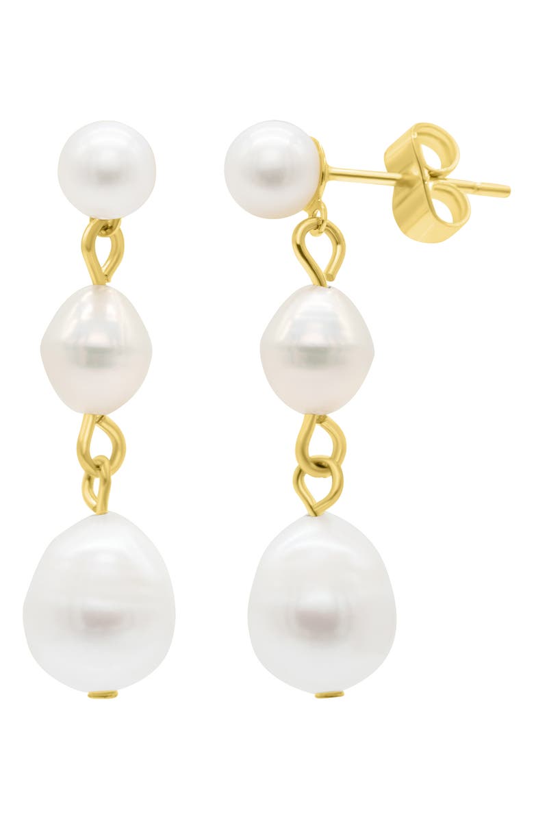 Adornia 9-10mm Freshwater Pearl Drop Earrings, Main, color,