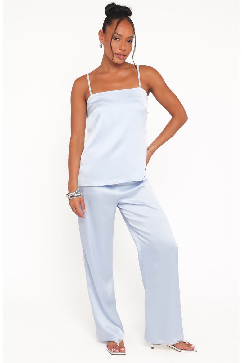 Selena Satin Camisole & Pants Set, Alternate, color, ICE BLUE